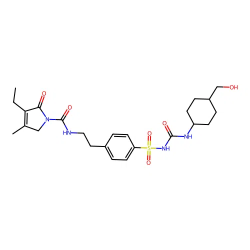 Hydroxyglimepiride structure