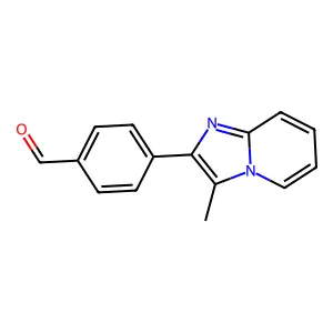 4-(3-Methylimidazo[1,2-a]pyridin-2-yl)benzaldehyde structure