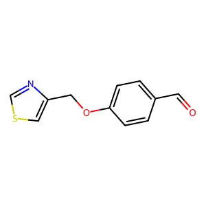 4-(1,3-Thiazol-4-ylmethoxy)benzaldehyde structure