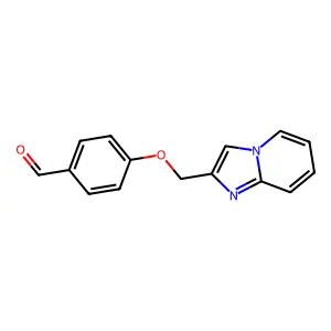 4-(Imidazo[1,2-a]pyridin-2-ylmethoxy)benzaldehyde structure