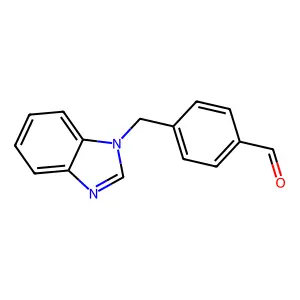 4-(1H-benzimidazol-1-ylmethyl)benzaldehyde structure