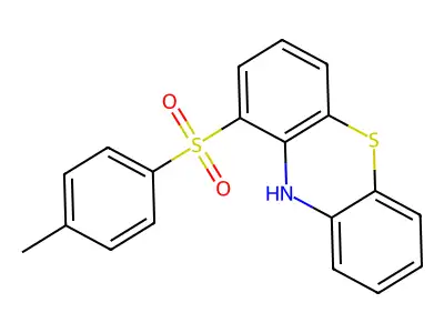 10H-Phenothiazine, 1-[(4-methylphenyl)sulfonyl]- structure