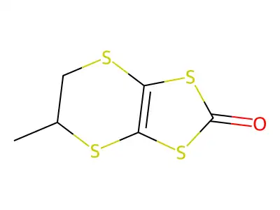 1,3-Dithiolo[4,5-b][1,4]dithiin-2-one, 5,6-dihydro-5-methyl- structure