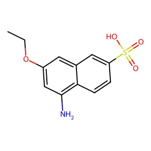 2-Naphthalenesulfonic acid, 5-amino-6-ethoxy- structure