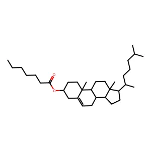 Cholesteryl heptanoate structure