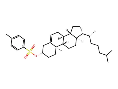 Cholest-5-en-3beta-yl toluene-p-sulphonate structure