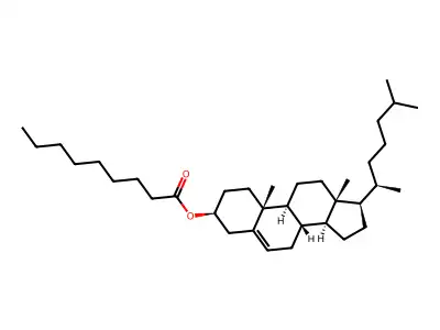 Cholest-5-en-3-ol (3beta)-, nonanoate structure