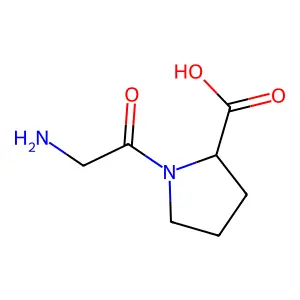 Glycyl-L-proline structure