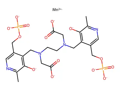 Manganese dipyridoxal diphosphate structure