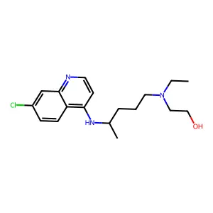 Hydroxychloroquine structure