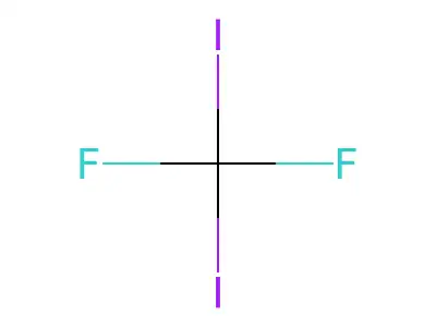 Diiododifluoromethane structure