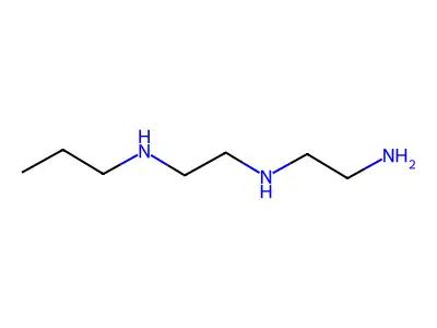 1,2-Ethanediamine, N-(2-aminoethyl)-N'-propyl- structure