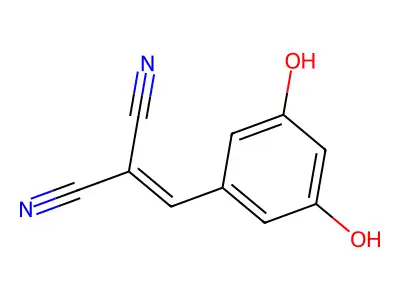 2-[(3,5-Dihydroxyphenyl)methylidene]propanedinitrile structure
