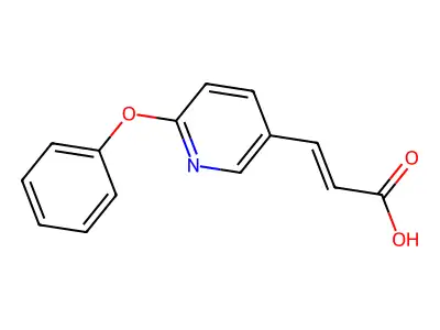 3-(6-Phenoxy-pyridin-3-yl)-acrylic acid structure