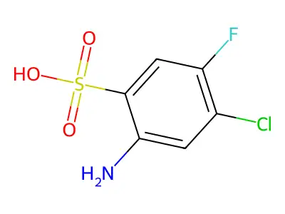 2-Amino-4-chloro-5-fluorophenyl sulfate structure