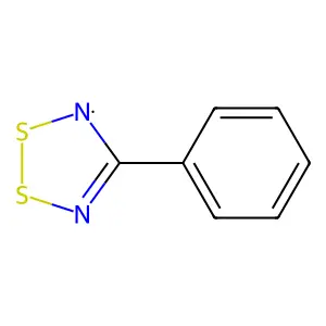1,2,3,5-Dithiadiazolyl radical, 4-phenyl- structure