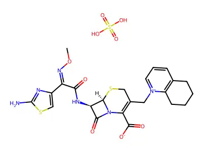 Cefquinome sulfate structure
