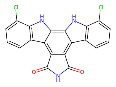 Dichloroarcyriaflavin A structure