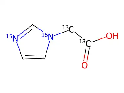 Imidazole-1-acetic acid structure