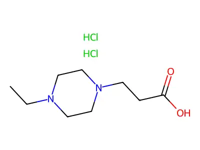 3-(4-Ethylpiperazin-1-yl)propanoic acid structure