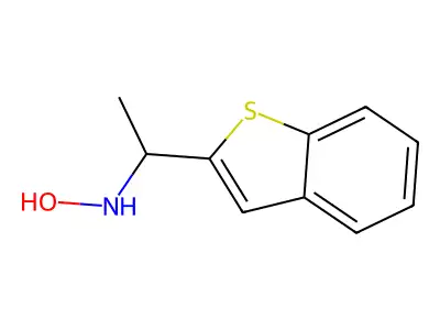 N-[1-(1-benzothiophen-2-yl)ethyl]hydroxylamine structure