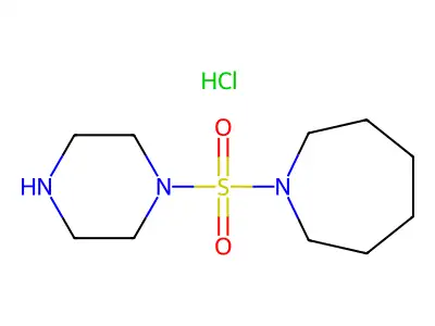 1-(1-Piperazinylsulfonyl)azepane hydrochloride structure