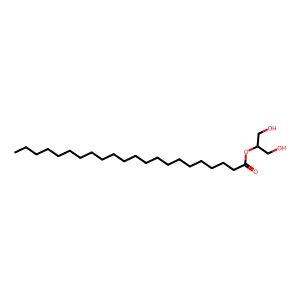 1,3-Dihydroxypropan-2-yl docosanoate structure