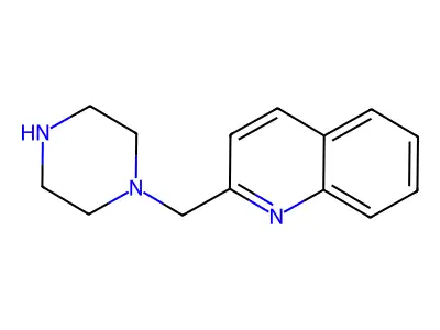 2-(1-Piperazinylmethyl)quinoline structure