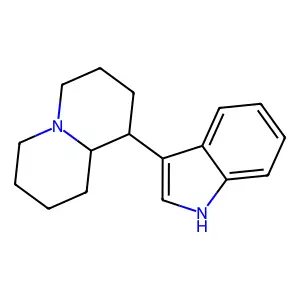 2H-Quinolizine, octahydro-1-(1H-indol-3-yl)- structure