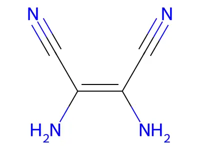 2,3-Diaminobut-2-enedinitrile structure