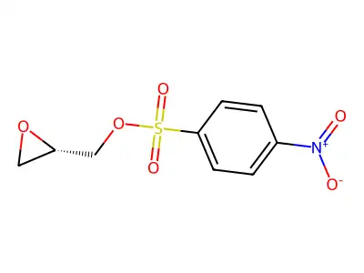 Glycidyl 4-nitrobenzoate, (S)- structure