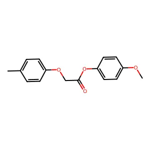 4-Methoxyphenyl (4-methylphenoxy)acetate structure