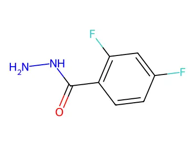 2,4-Difluorobenzoic acid hydrazide structure