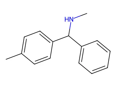 N-methyl-N-[(4-methylphenyl)(phenyl)methyl]amine structure