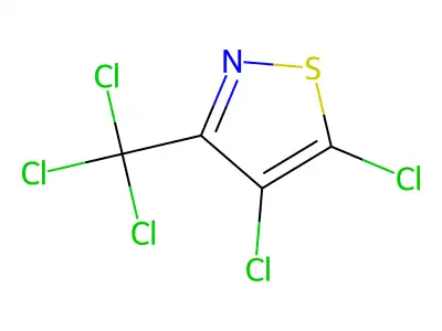 Isothiazole, 4,5-dichloro-3-(trichloromethyl)- structure