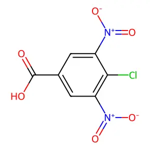 4-Chloro-3,5-dinitrobenzoic acid structure