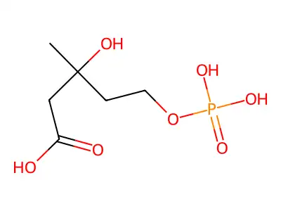 Phosphomevalonic acid structure