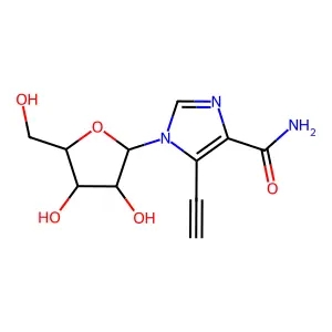 5-Ethynyl-1-ribofuranosylimidazole-4-carboxamide structure