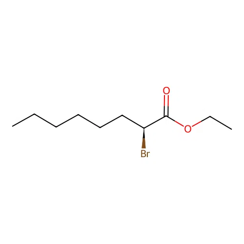 ethyl (2S)-2-bromooctanoate structure