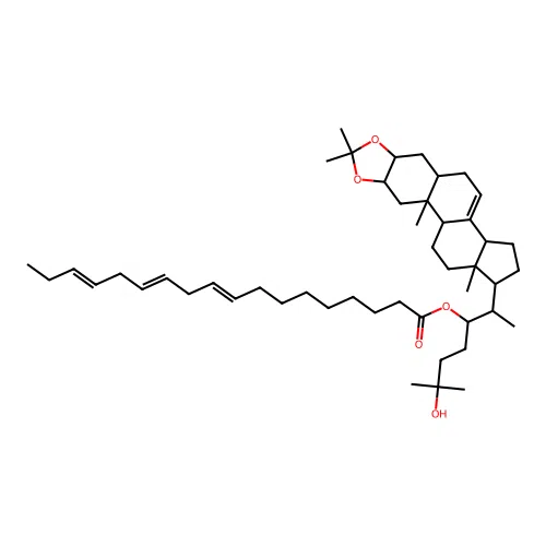 Ecdysone 2,3-acetonide structure