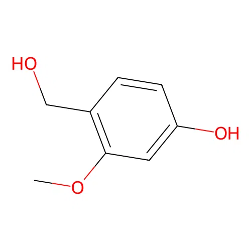 4-Hydroxy-2-methoxybenzyl alcohol structure
