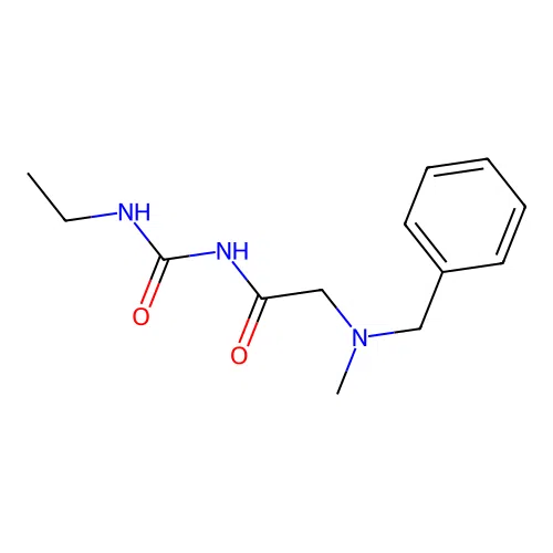 1-{2-[Benzyl(methyl)amino]acetyl}-3-ethylurea structure