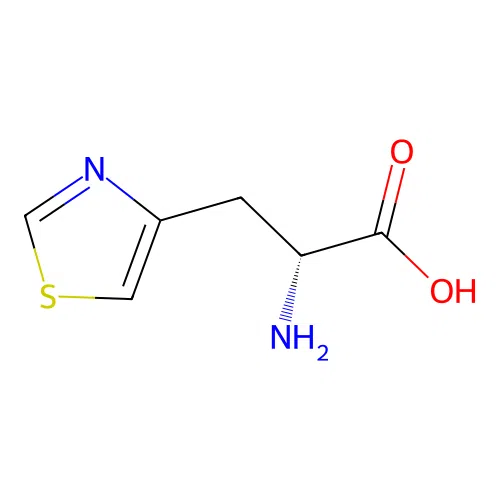 (R)-2-Amino-3-(thiazol-4-YL)propanoic acid structure