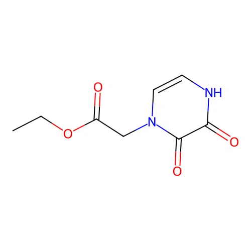 Ethyl 2-(3-hydroxy-2-oxopyrazin-1(2H)-yl)acetate structure