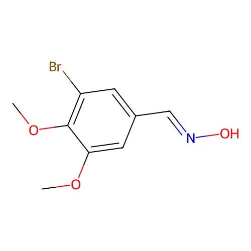 (3-Bromo-4,5-dimethoxyphenyl)(hydroxyimino)methane structure