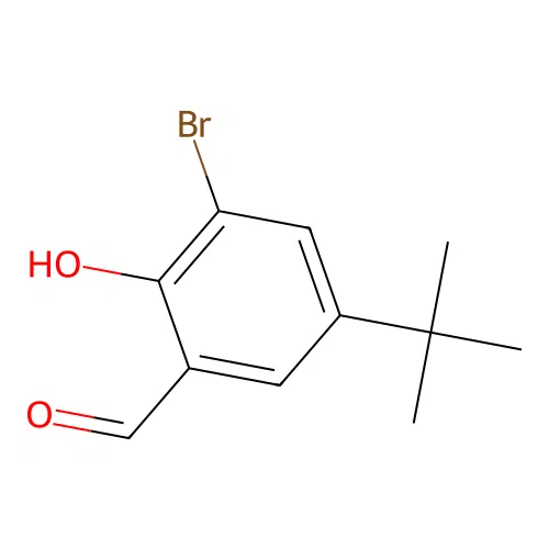 3-Bromo-5-tert-butyl-2-hydroxybenzaldehyde structure
