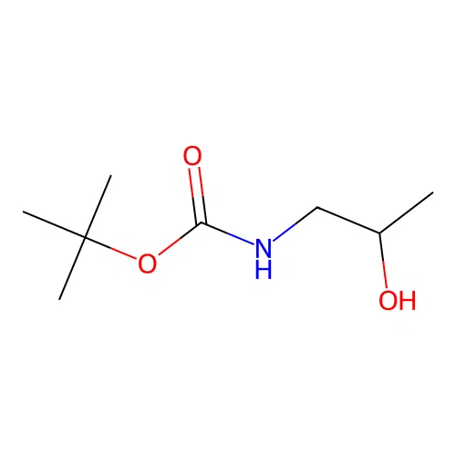tert-butyl N-(2-hydroxypropyl)carbamate structure