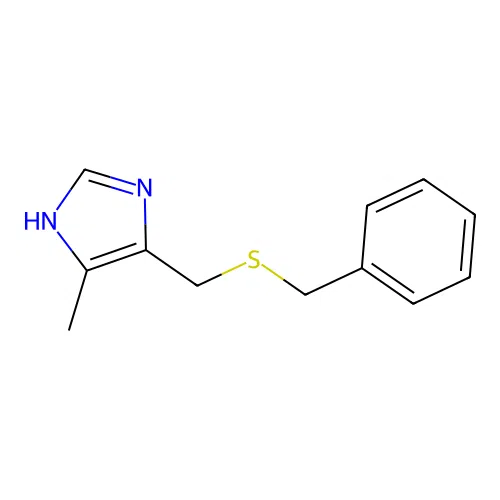 4-[(benzylsulfanyl)methyl]-5-methyl-1H-imidazole structure