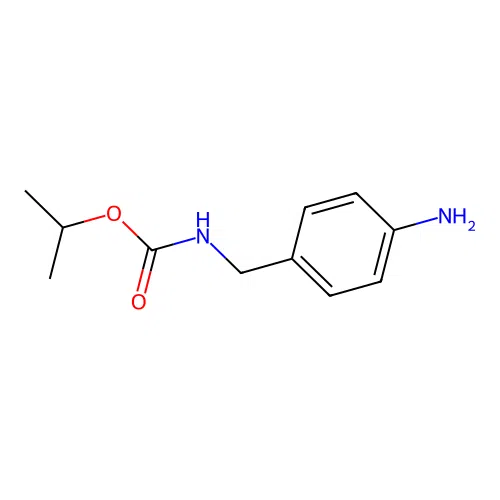 Propan-2-yl N-[(4-aminophenyl)methyl]carbamate structure