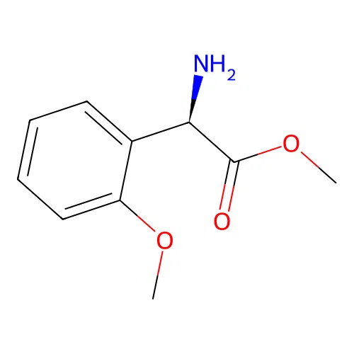 Methyl (R)-2-amino-2-(2-methoxyphenyl)acetate structure